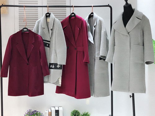 高端精品女装 世纪蓝天冬装双面尼大衣，休闲时尚新风尚